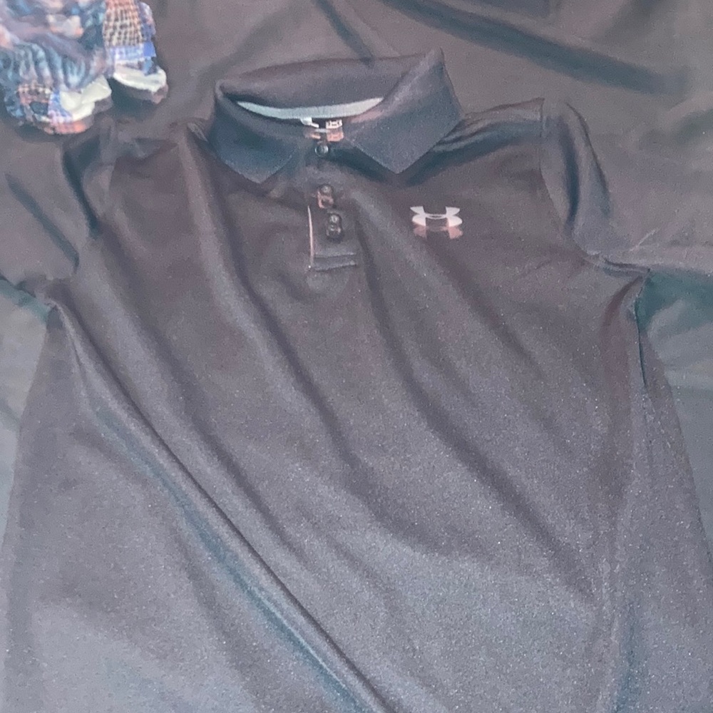 black polo kids shirt